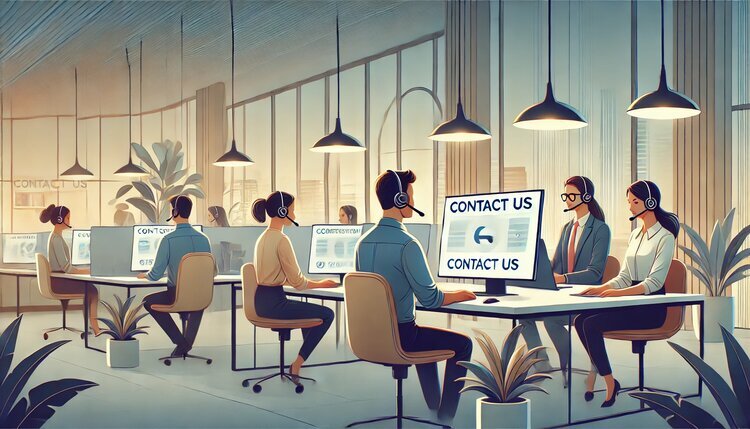 Contact Us Illustration